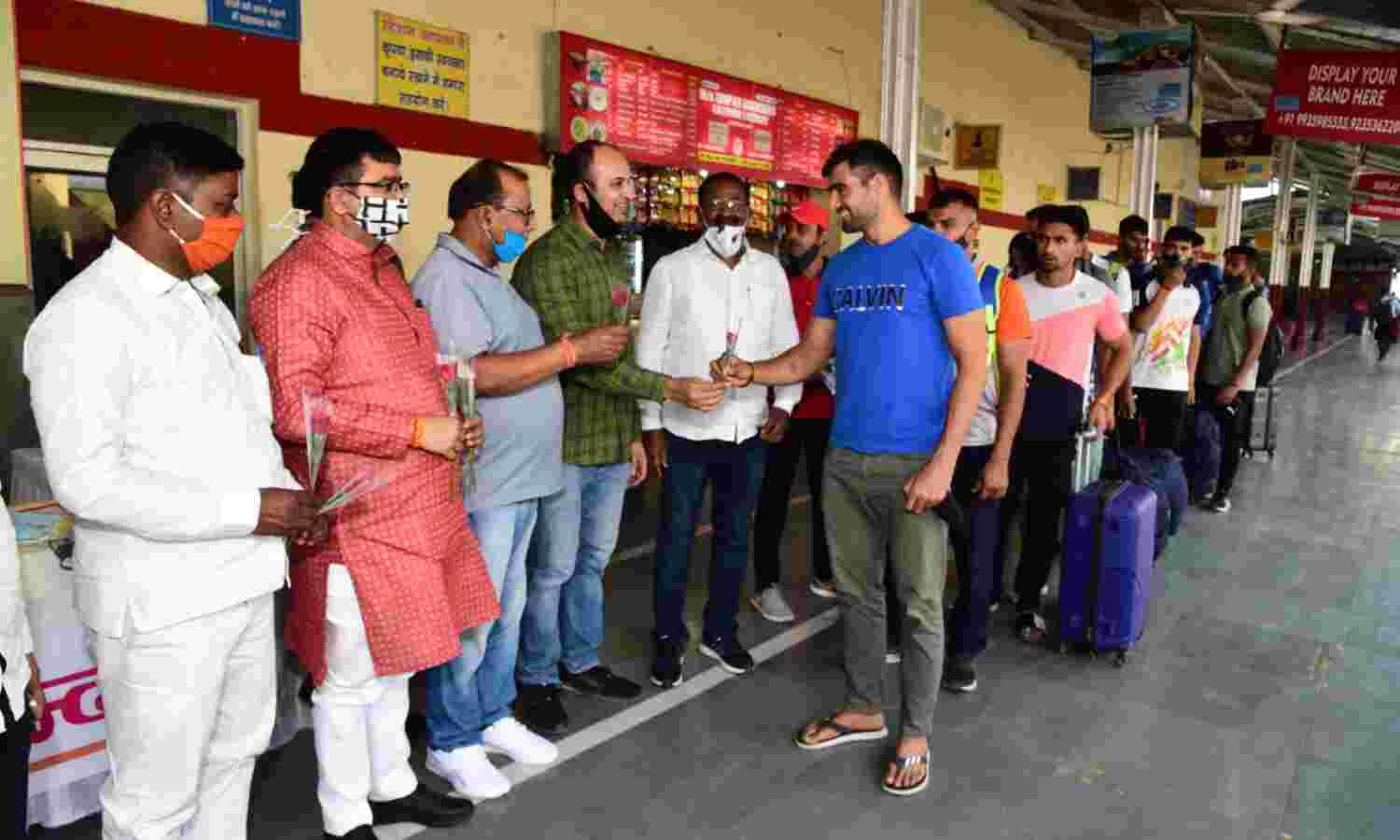 भारतीय सेना, रेलवे व विभिन्न प्रांतों की कबड्डी टीमें अयोध्या पहुंची