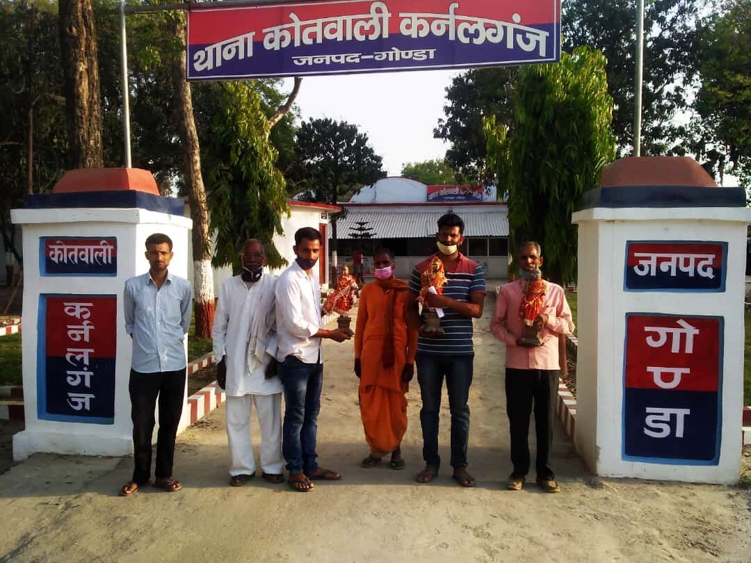 गोंडा: कोतवाली से भगवान राम, सीता व लक्ष्मण को मिली आजादी