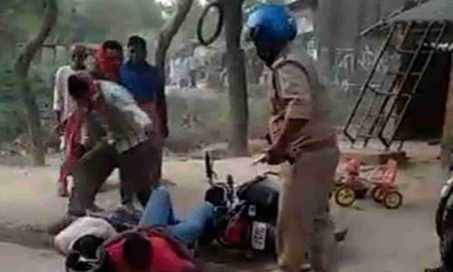 सफेद झूठ! लोगों की मदद से गिरफ्तार किये गए बदमाश ने कर दी आजमगढ़ पुलिस पर फायरिंग