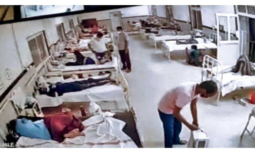 वार्डबॉय ने कोरोना मरीज की हटाई ऑक्सीजन, 9 घंटे तड़प - तड़प कर हुई मौत