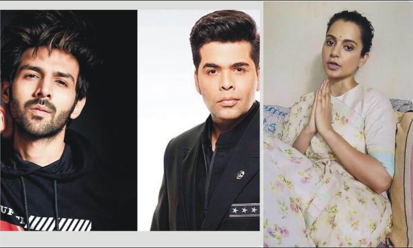 करण जौहर की दोस्ताना- 2 से बाहर हुए कार्तिक आर्यन, कंगना ने नेपोटिज्म का लगाया आरोप