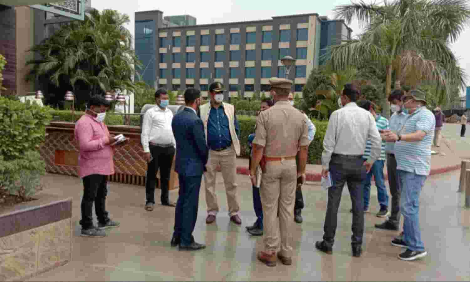 लखनऊ: अस्थाई कोविड हाॅस्पिटल निर्माण के लिए एक्शन में डीआरडीओ