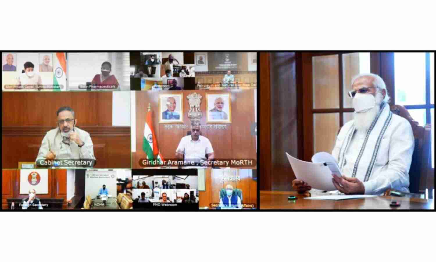 प्रधानमंत्री ने बुलाई उच्च स्तरीय बैठक, कहा - राज्यों को बिना रूकावट हो ऑक्सीजन की सप्लाई