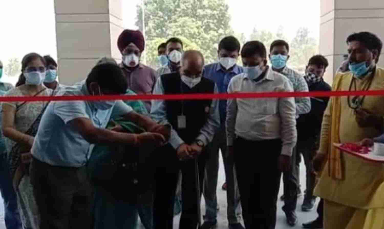 रायबरेली एम्स में खुला कोविड का एल-3 हॉस्पिटल