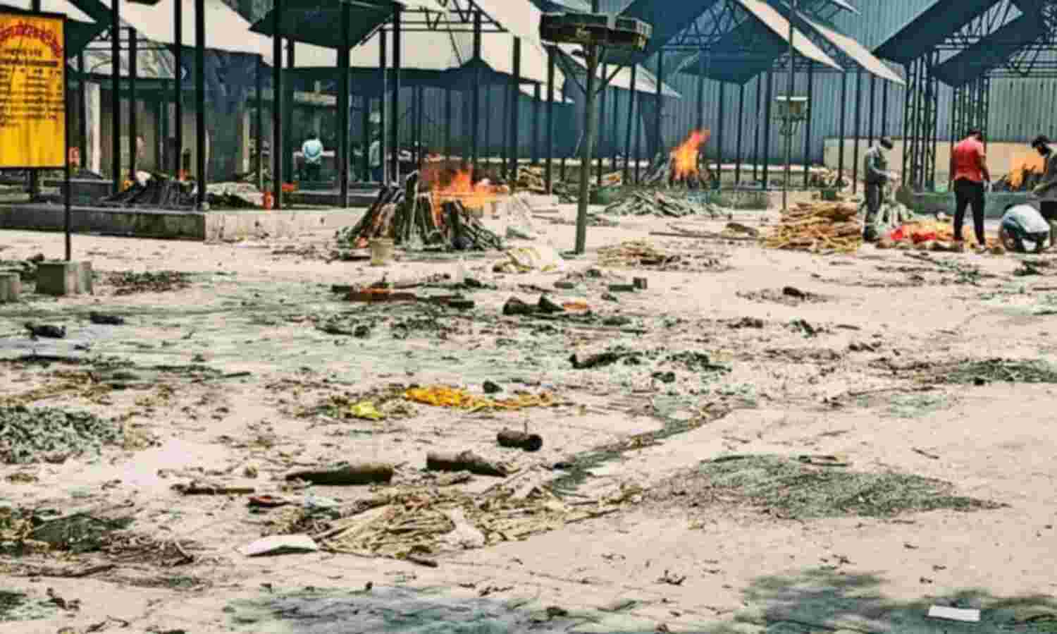 मेरठ: सूरजकुंड पर लगी शवों की कतार,अंतिम संस्कार के लिए वेटिंग