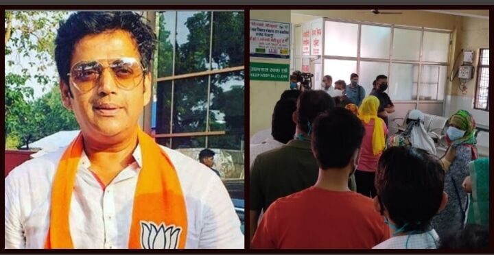 गोरखपुर: सांसद रवि किशन के इंतजार में देरी से शुरू हुआ कोरोना टीकाकरण