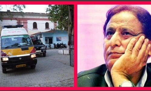 सीतापुर: जेल में बंद कोरोना संक्रमित आजम खां की तबियत बिगड़ी, बेटे सहित भेजे गए लखनऊ