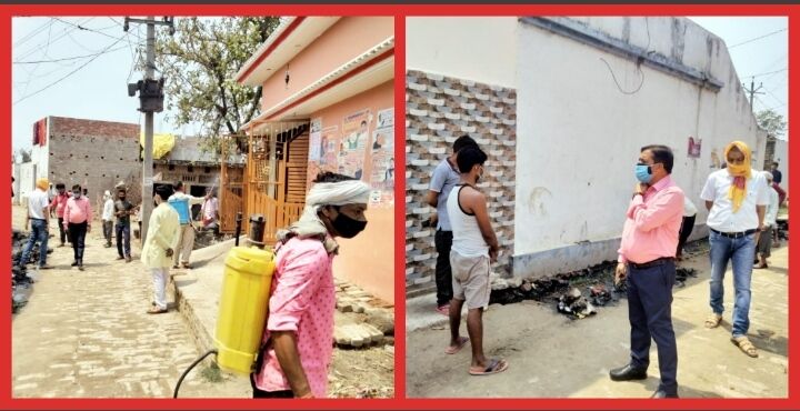 बहराइच: विशेष स्वच्छता अभियान और सैनिटाइजेशन का किया निरीक्षण बहराइच: विशेष स्वच्छता अभियान और सैनिटाइजेशन का किया निरीक्षण