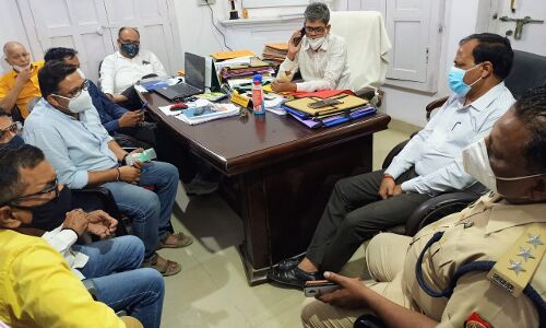 बलिया: रैपिड रिस्पांस टीम और कोतवाली पुलिस में विवाद