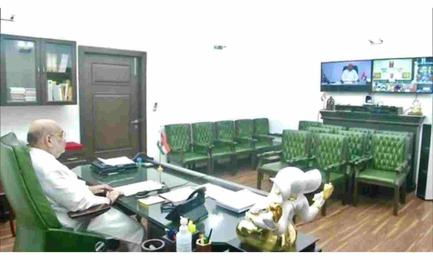 गृहमंत्री शाह ने चक्रवात को लेकर राज्यों के साथ की बैठक,दिए निर्देश