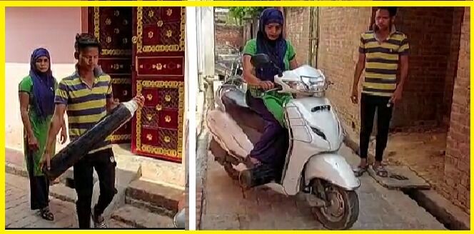 शाहजहांपुर: की ऑक्सीजन सिलेंडर वाली बिटिया अर्शी कर रही लोगों की सांसे बचाने में मदद शाहजहांपुर: की ऑक्सीजन सिलेंडर वाली बिटिया अर्शी कर रही लोगों की सांसे बचाने में मदद