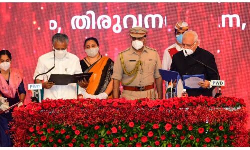 पिनरई विजयन दूसरी बार बने केरल के मुख्यमंत्री, दामाद रियाज को कैबिनेट में दी जगह