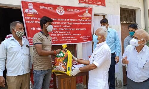 विधायक डॉ. नीरज बोरा ने किया राशन दुकानों का निरीक्षण