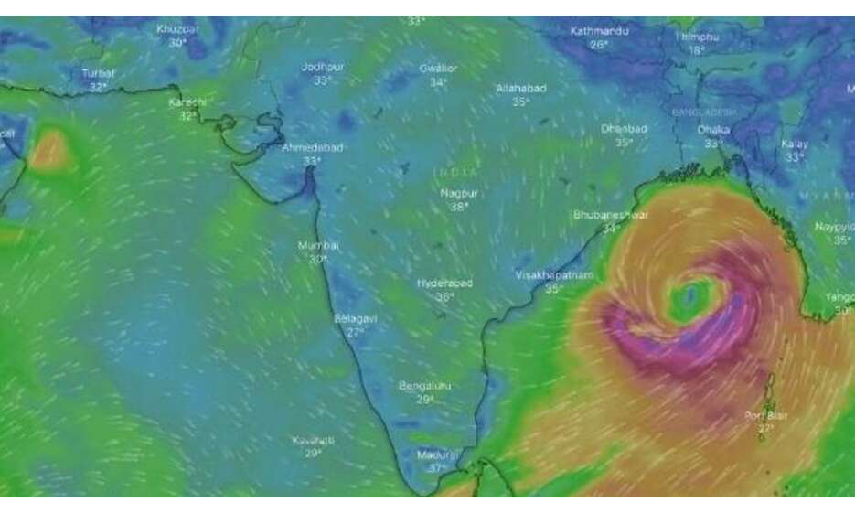 26 मई को बालेश्वर तट से टकराएगा चक्रवात यास, तेज बारिश होने की संभावना