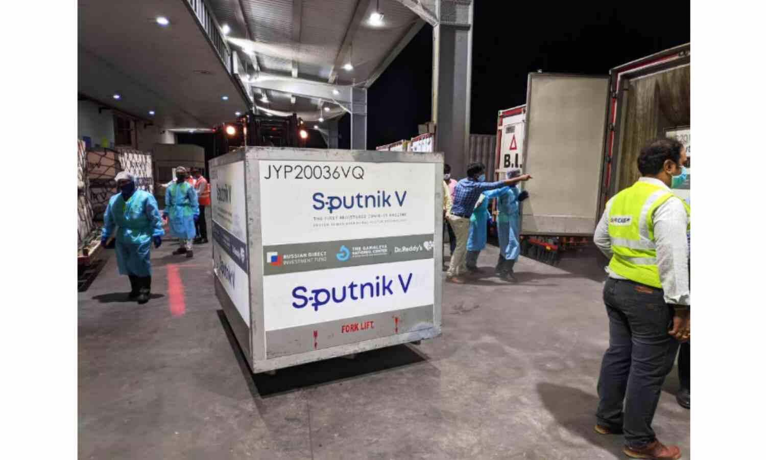 रूस की स्पुतनिक-वी वैक्सीन की तीसरी खेप भारत पहुंची, 27.9 लाख डोज मिली