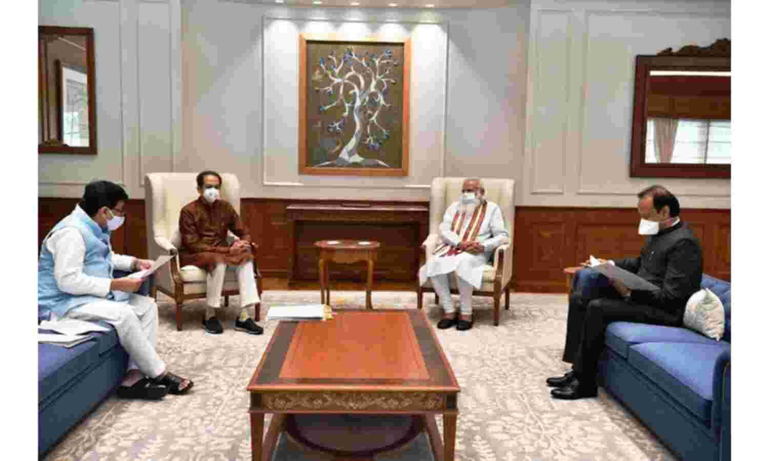 महाराष्ट्र के मुख्यमंत्री ठाकरे ने प्रधानमंत्री से की मुलाकात, 100 मिनट चली चर्चा