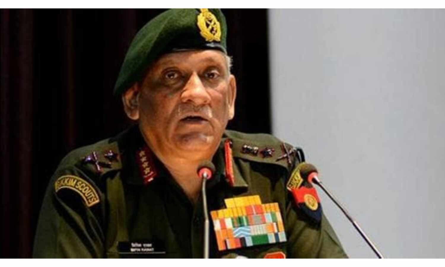 भारत से भिड़ने के बाद चीन को अपनी कमजोरी का अहसास हुआ : सीडीएस रावत