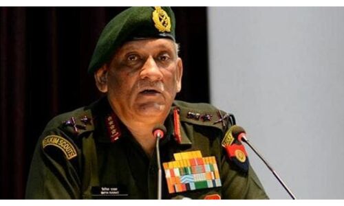 भारत से भिड़ने के बाद चीन को अपनी कमजोरी का अहसास हुआ : सीडीएस रावत