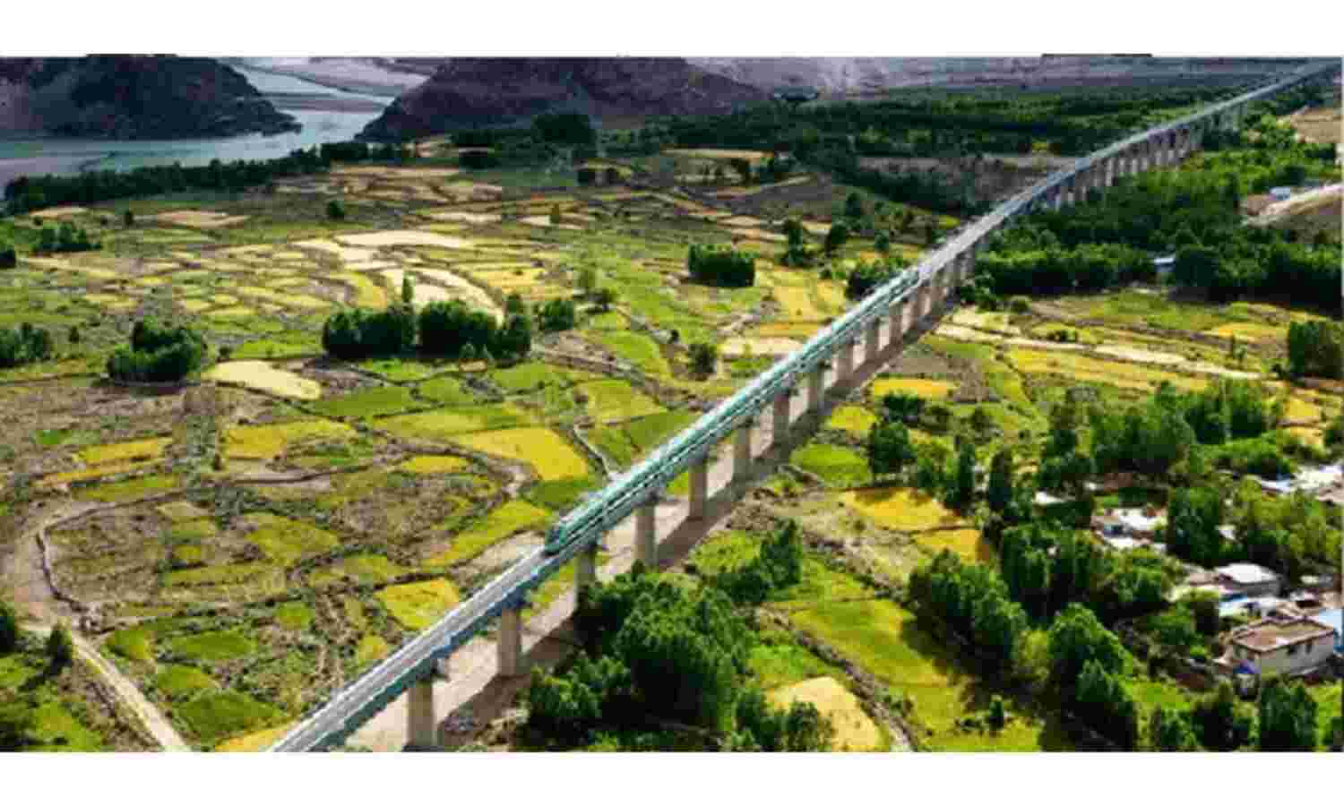 चीन की नई चाल : भारतीय सीमा के पास तिब्बत में शुरू की बुलेट ट्रेन