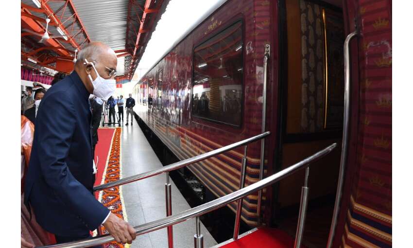 राष्ट्रपति रामनाथ कोविंद ट्रेन से पैतृक गांव रवाना,  2006 में आखिरी बार कलाम ने की थी रेलयात्रा