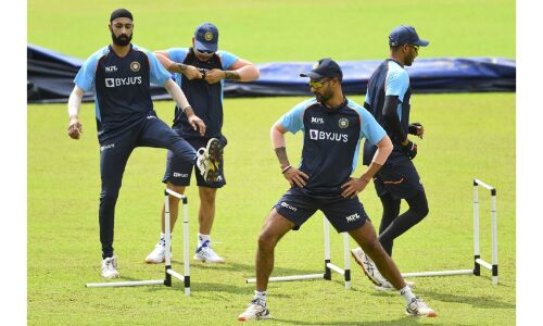 वनडे श्रृंखला से पहले भारतीय टीम ने शुरू किया अभ्यास