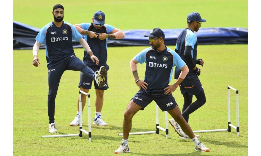 वनडे श्रृंखला से पहले भारतीय टीम ने शुरू किया अभ्यास