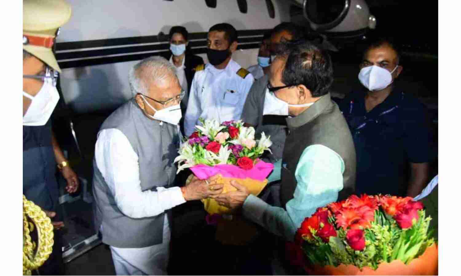 नवनियुक्त राज्यपाल मंगूभाई पटेल पहुंचे भोपाल, कल लेंगे शपथ