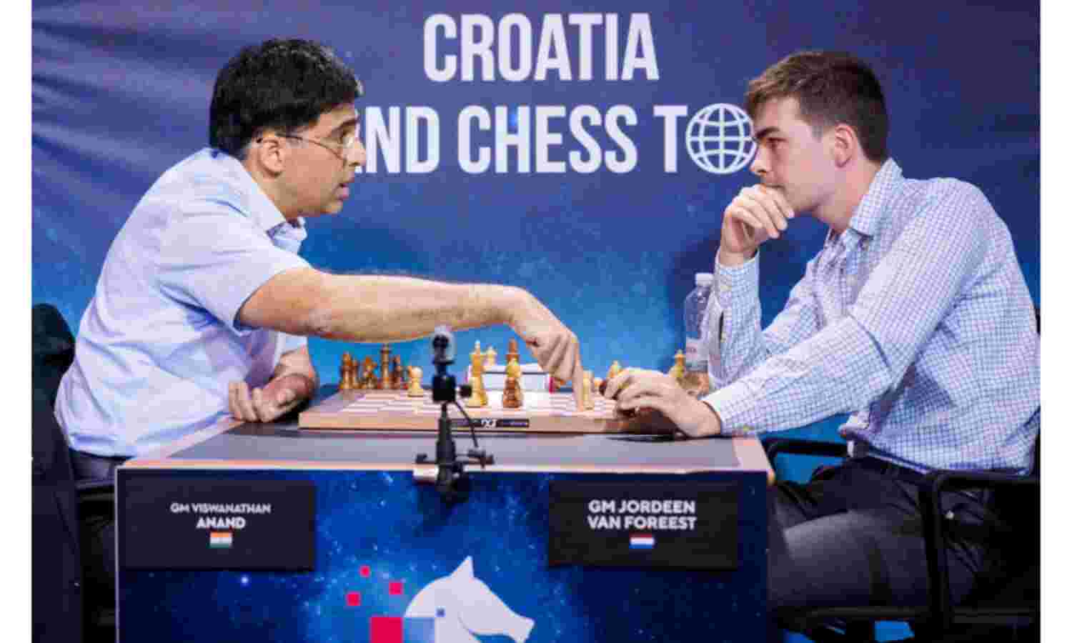 क्रोएशिया टूर्नामेंट में विश्वनाथन आनंद की मिली-जुली शुरुआत