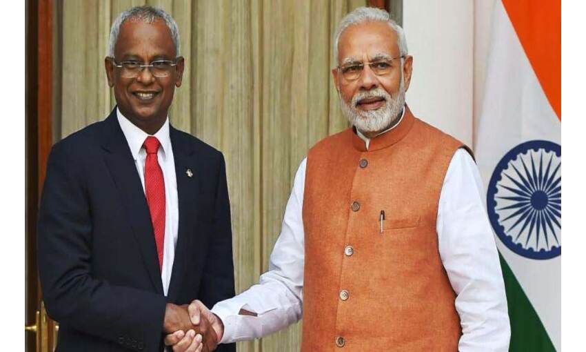 मालदीव के राष्ट्रपति ने प्रधानमंत्री मोदी से की बात, सहयोग और समर्थन के लिए दिया धन्यवाद