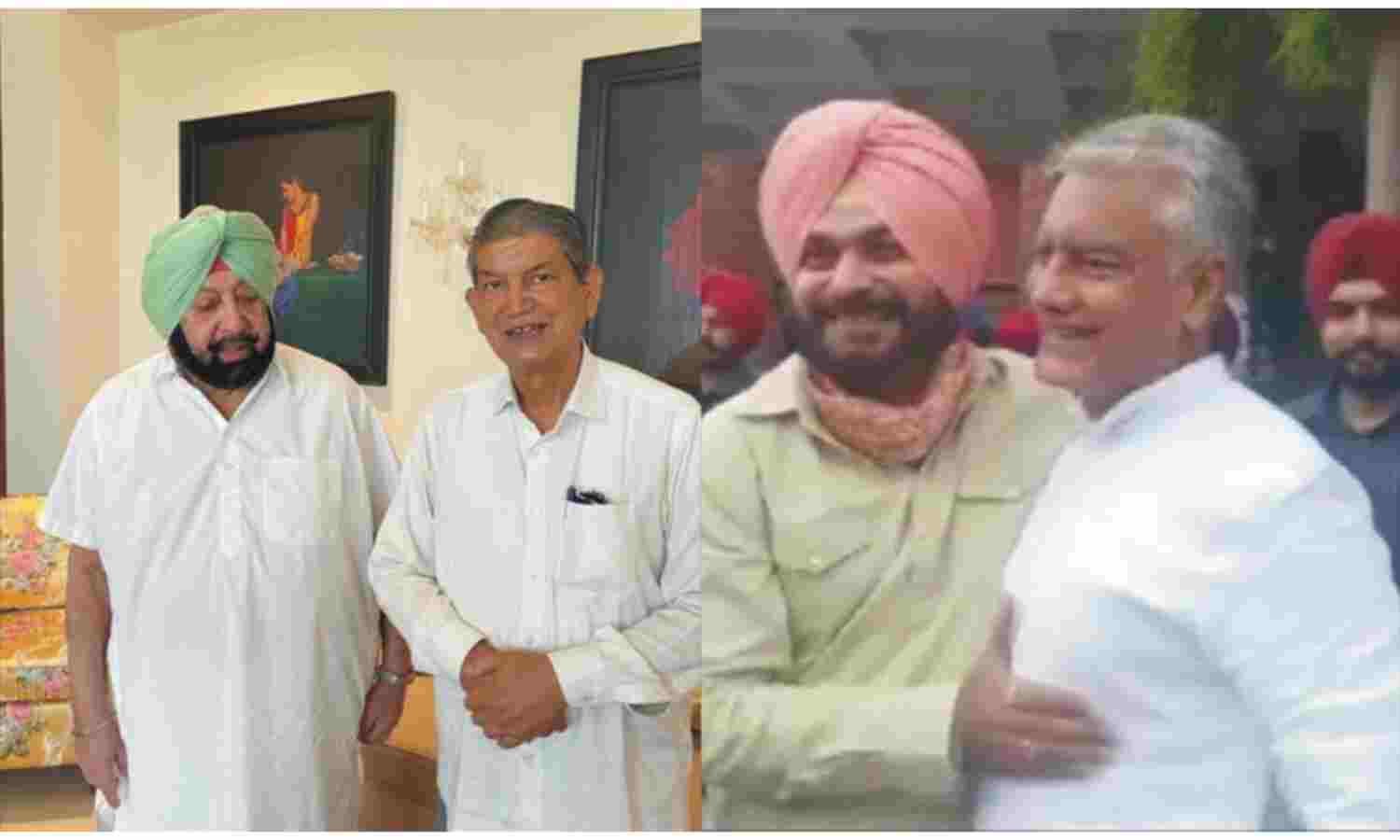 राजनीतिक घमासान के बीच नवजोत-जाखड़, अमरिंदर-रावत की मुलाकात, बड़ी घोषणा की अटकलें