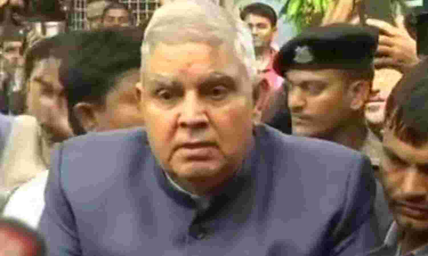 प. बंगाल के राज्यपाल धनखड़ अचानक दिल्ली रवाना, अटकलें तेज