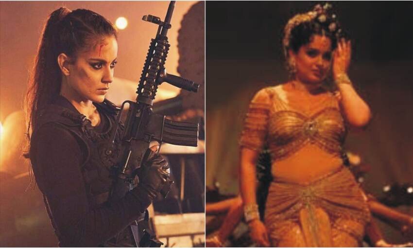 कंगना रनौत ने जारी किया थलाईवी और धाकड़ का लुक, दिखा ट्रांस्फ़ॉर्मेशन