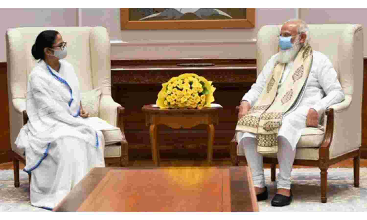 ममता बनर्जी ने प्रधानमंत्री मोदी से की मुलाकात, राज्य का नाम बदलने को लेकर हुई चर्चा