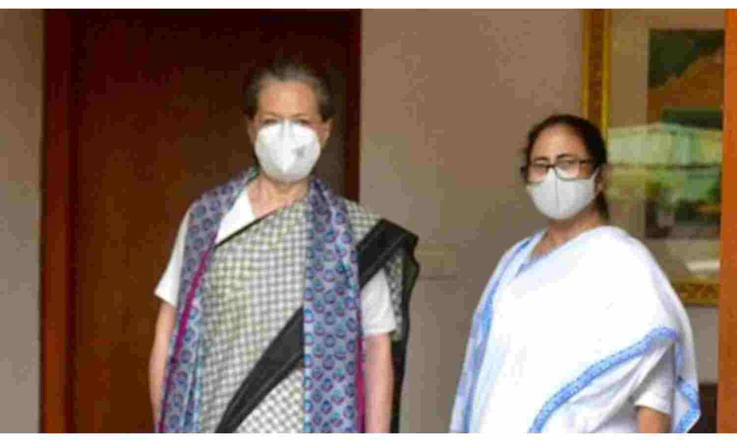 ममता बनर्जी ने सोनिया गांधी से की मुलाकात, कई मुद्दों पर चर्चा