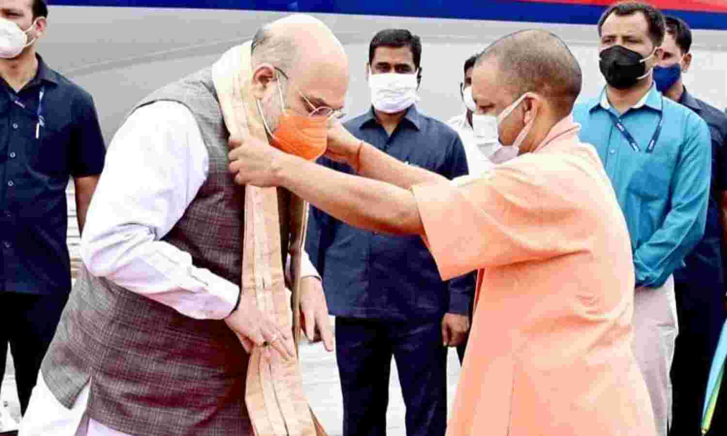 अमित शाह कुछ घंटों में ही सेट कर गए मिशन-2022 का फॉर्मूला, मुख्यमंत्री योगी को बताया देश का भविष्य