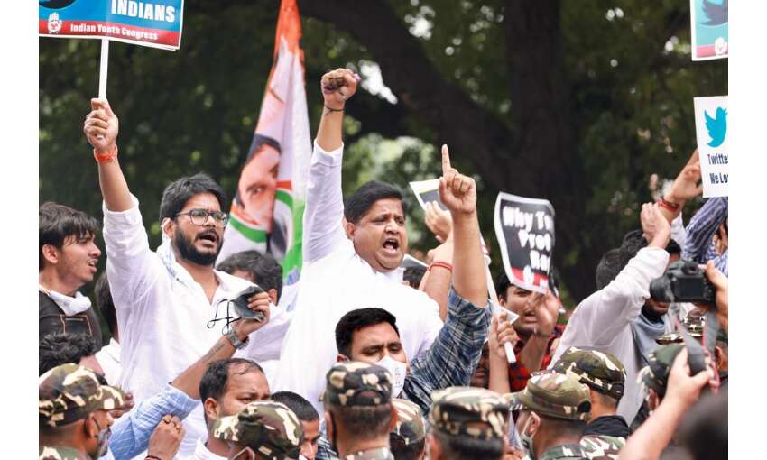 ट्वीटर ने राहुल गांधी का एकाउंट किया बंद, युवा कांग्रेस ने किया विरोध