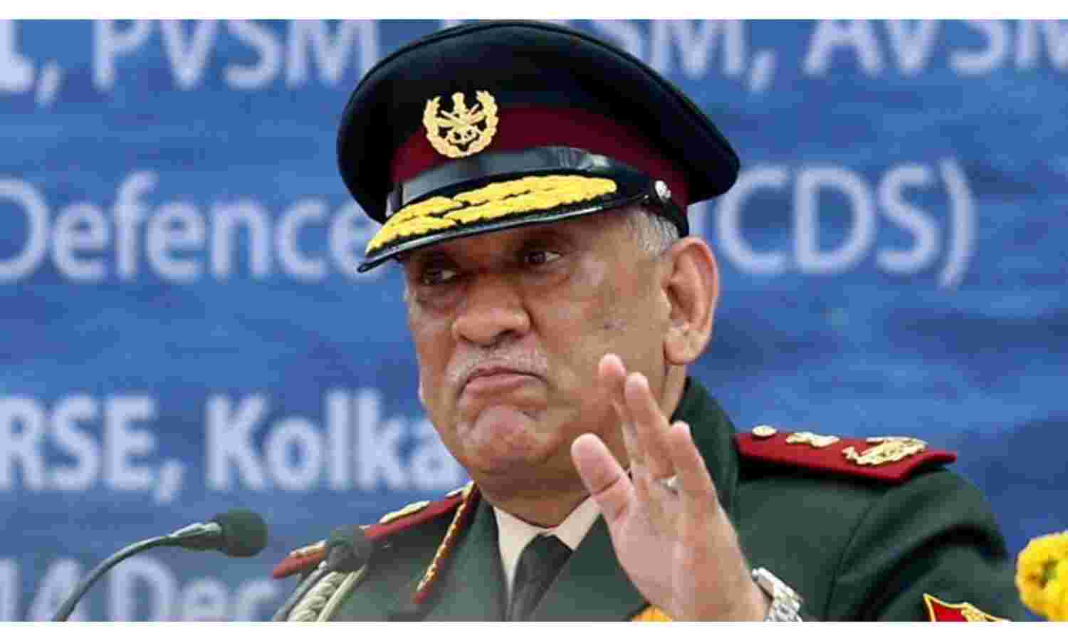 CDS की तालिबान को चेतावनी, भारत की ओर नजर उठाई तो सख्ती से निपटा जाएगा