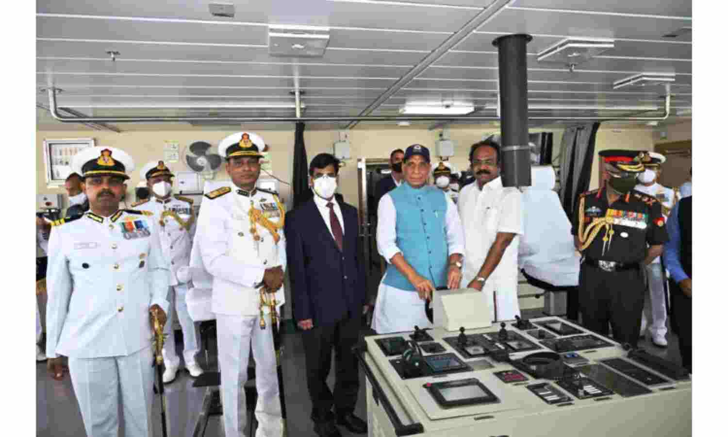 भारतीय तटीय सीमाओं का एक सफल प्रहरी बनेगा विग्रह : राजनाथ सिंह