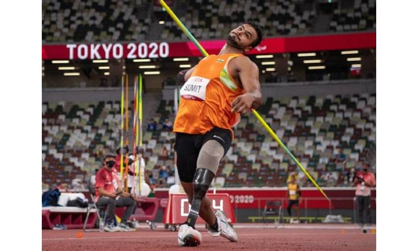 सुमित अंतिल ने 3 बार वर्ल्ड रिकार्ड तोड़ रचा इतिहास, भाला फेंक में जीता गोल्ड मेडल