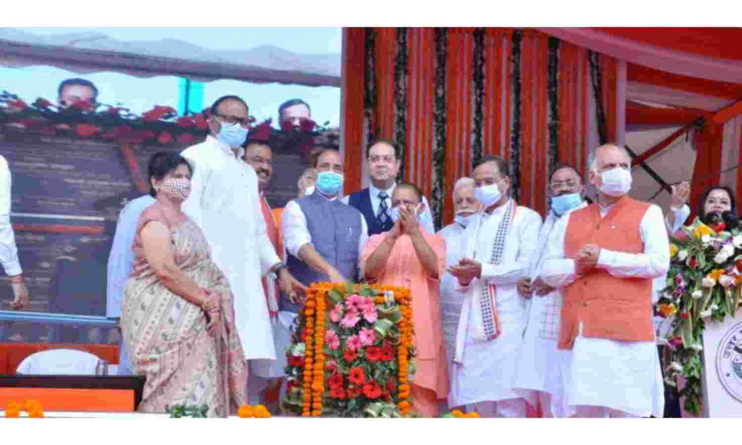 रक्षामंत्री राजनाथ सिंह ने 1710 करोड़ की 180 परियोजनाओं का लोकार्पण एवं शिलान्यास किया