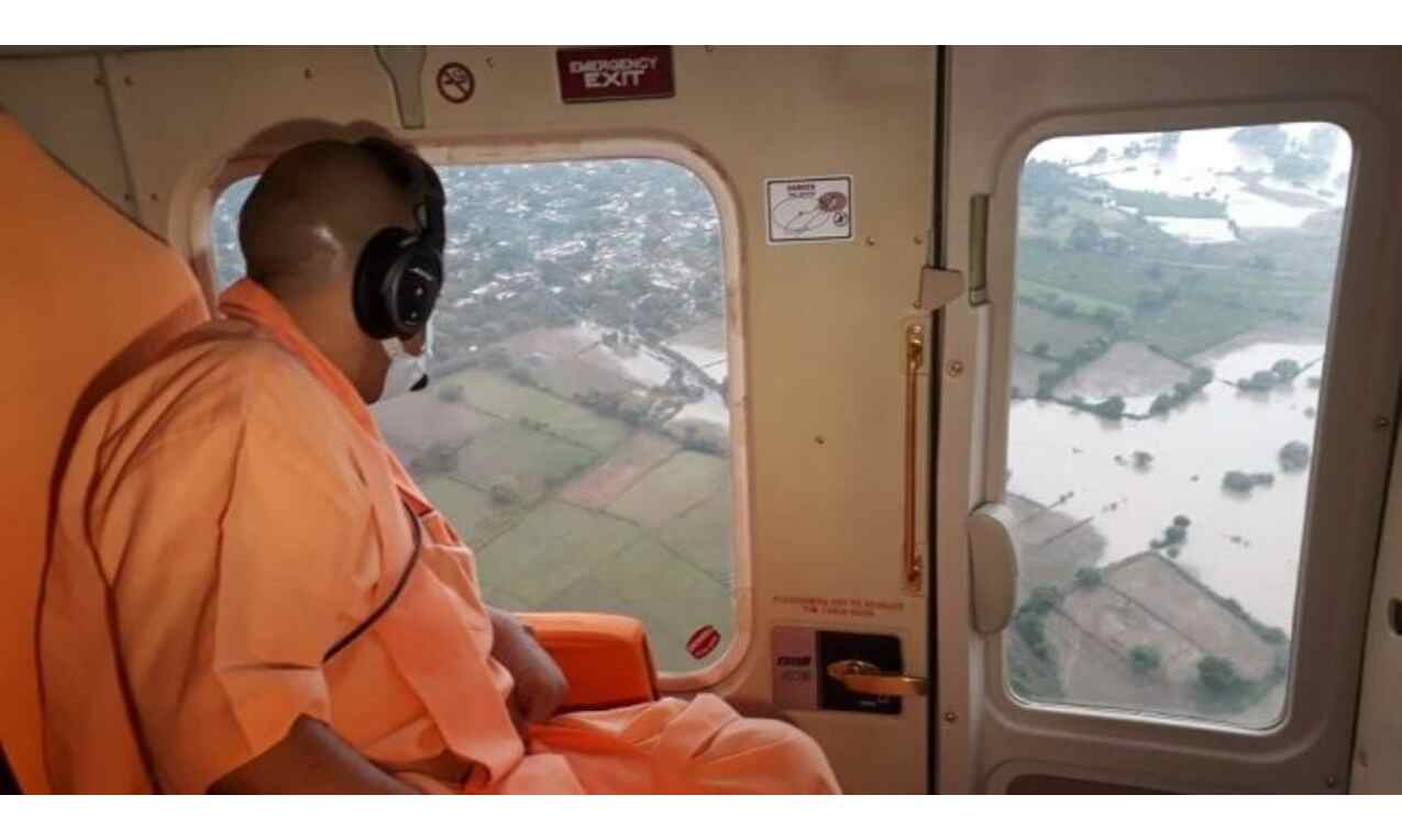 मुख्यमंत्री ने किया बाढ़ग्रस्त क्षेत्र का हवाई निरिक्षण, बचाव कार्य के दिए निर्देश मुख्यमंत्री ने किया बाढ़ग्रस्त क्षेत्र का हवाई निरिक्षण, बचाव कार्य के दिए निर्देश