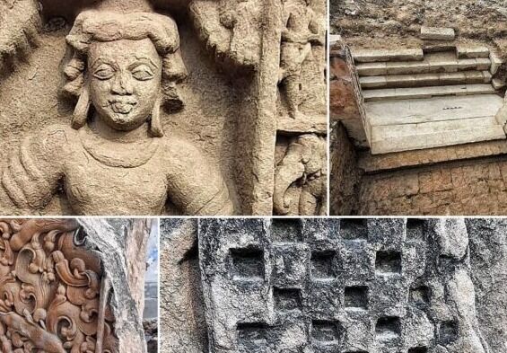 एटा में खुदाई में मिला 1500 वर्ष पुराना मंदिर
