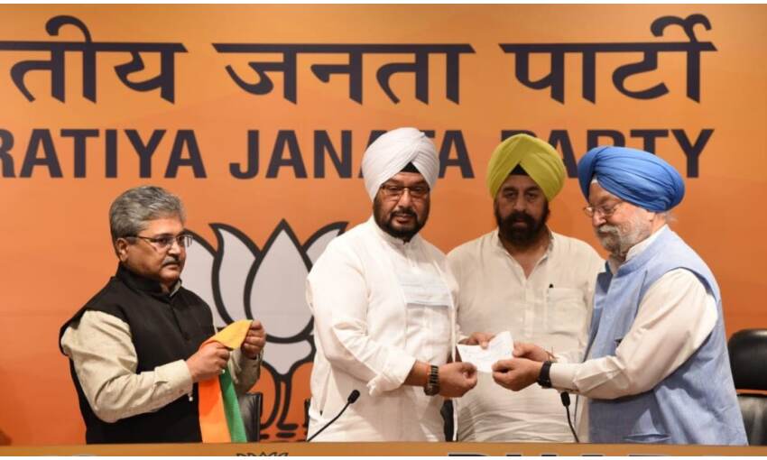 पूर्व राष्ट्रपति ज्ञानी जैल सिंह के पोते इंद्रजीत भाजपा में शामिल, कहा- आज दादा की ईच्छा पूरी हुई