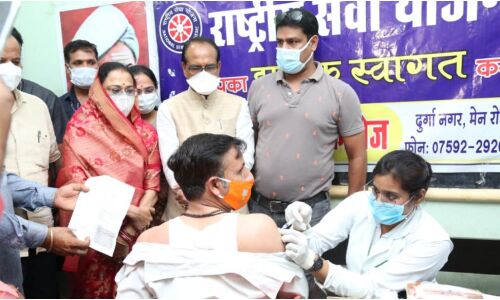 मप्र में टीकाकरण का बना नया रिकार्ड, 1 दिन में लगे 25 लाख डोज