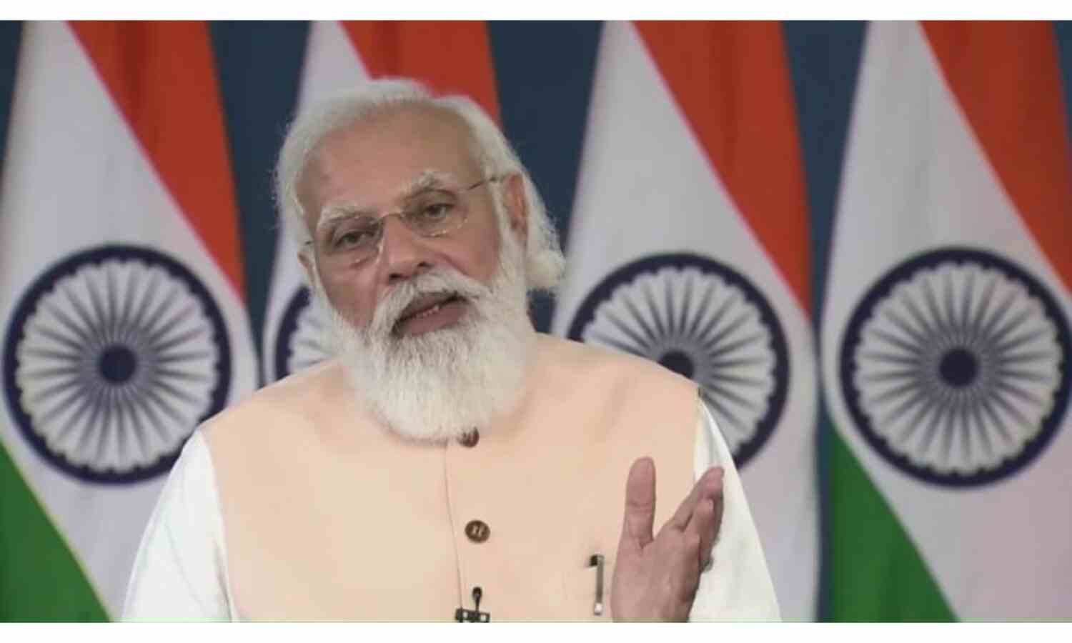 प्रधानमंत्री का कांग्रेस पर तंज, कहा - 2.5 करोड़ टीकाकरण से राजनीतिक दल को बुखार आ गया