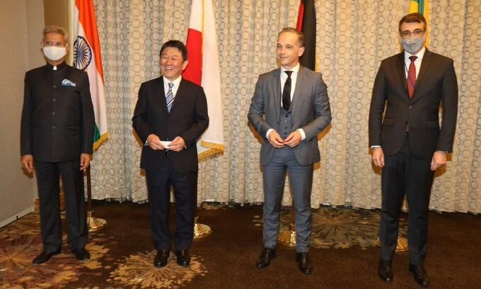 भारत समेत G4 देशों के विदेश मंत्रियों ने मुलाकात की, सुरक्षा परिषद में सुधारों पर दिया जोर