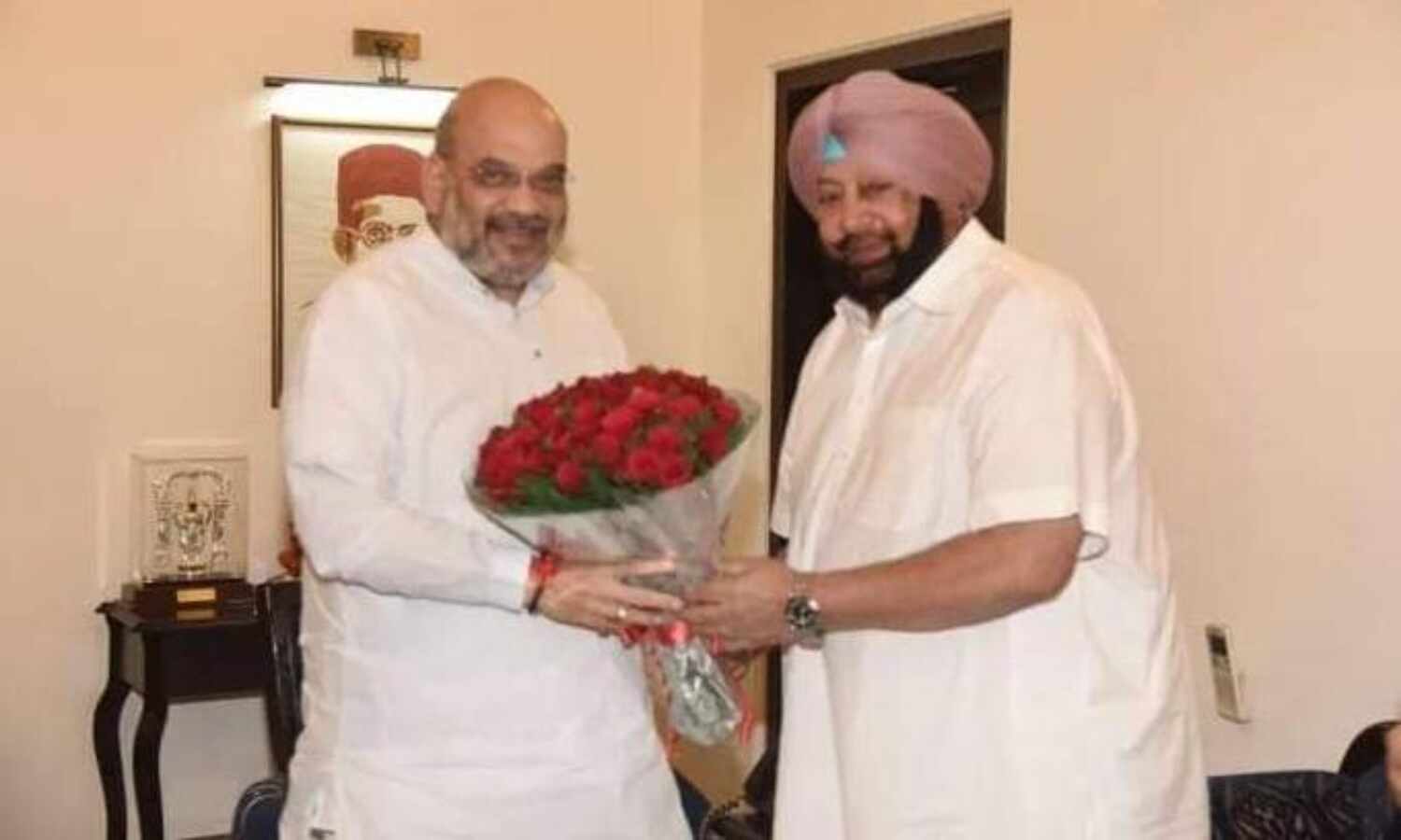 कैप्टन ने भाजपा की ओर बढ़ाए कदम, गृहमंत्री अमित शाह से की मुलाकात