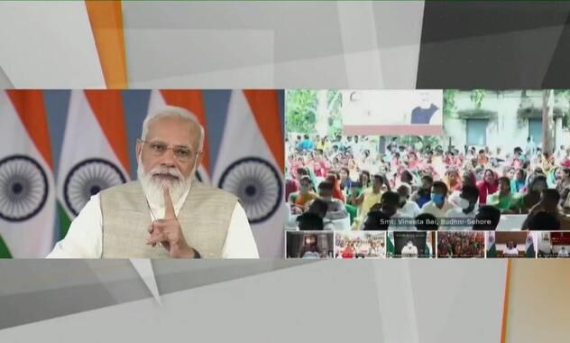 मप्र देश का गौरव है, इसमें गति और विकास की ललक भी है : प्रधानमंत्री