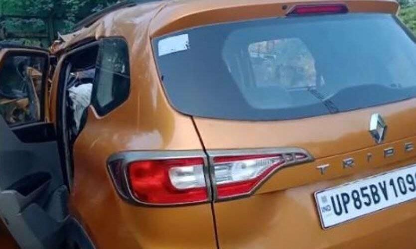 मुरैना में उप्र पुलिस की कार का एक्सीडेंट, सब इंस्पेक्टर सहित चार की मौत