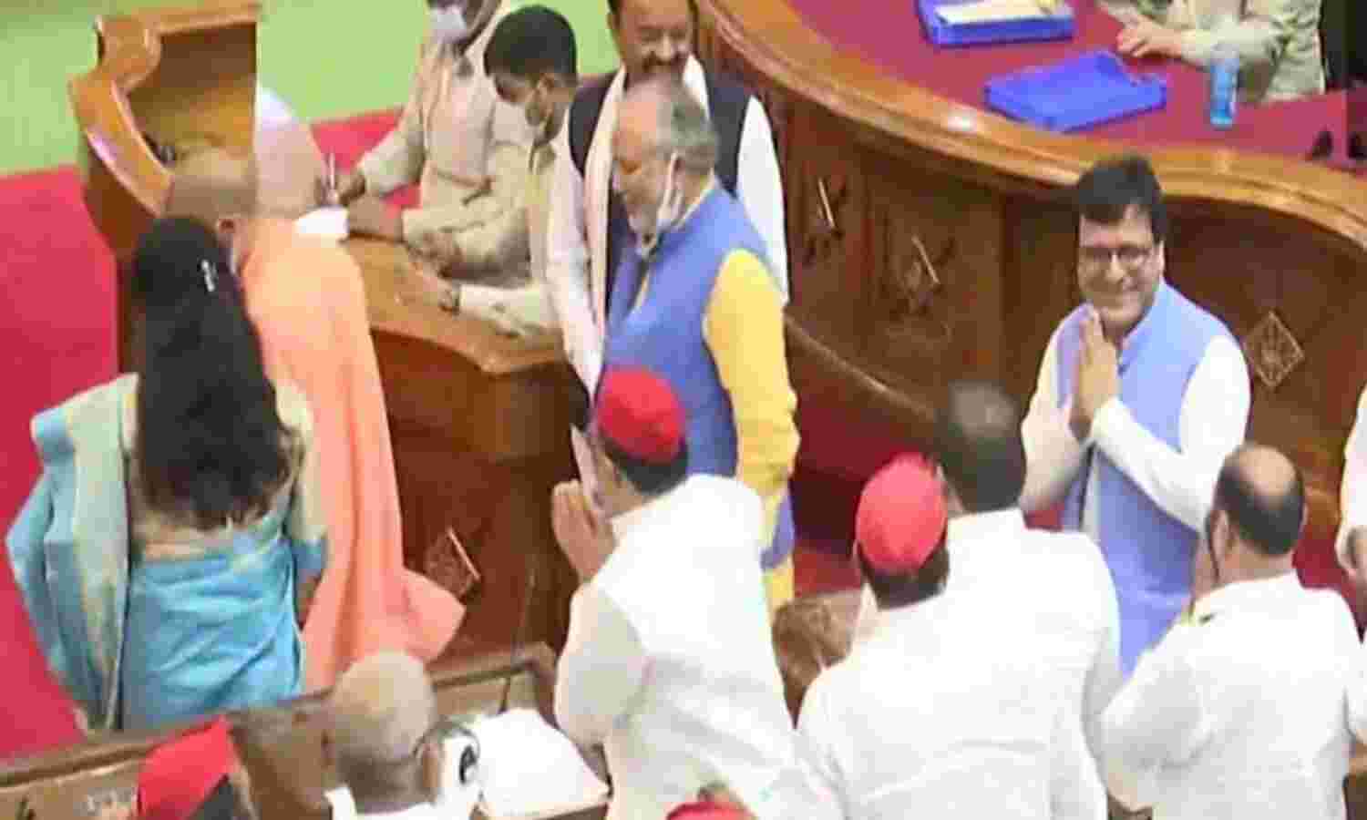 सपा के बागी विधायक नितिन अग्रवाल चुने गए विधानसभा उपाध्यक्ष, भाजपा ने दिया समर्थन